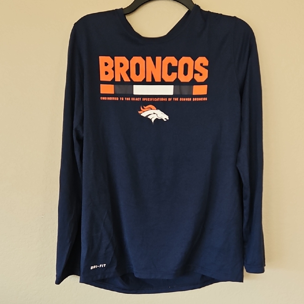 Broncos Long Sleeve Shirt Large‎